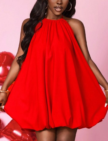 Rochie scurta SHEIN, rosu