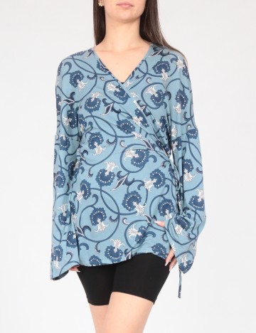 Bluza de pijama Tezenis, albastru
