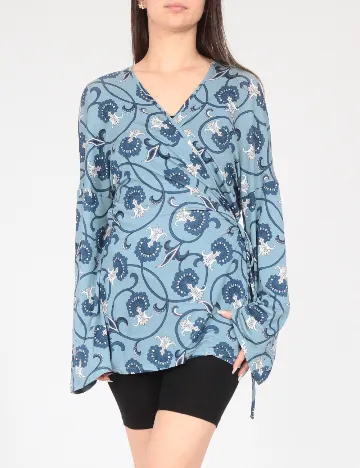 Bluza de pijama Tezenis, albastru