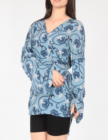 Bluza de pijama Tezenis, albastru