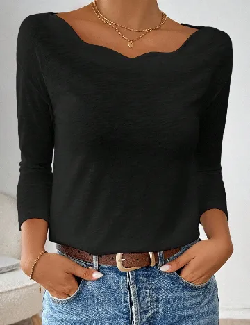 Bluza SHEIN, negru