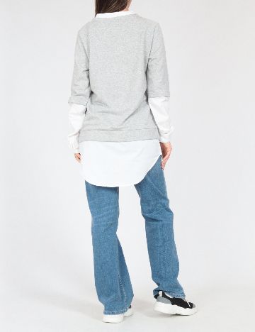 Bluza Tezenis, gri/alb