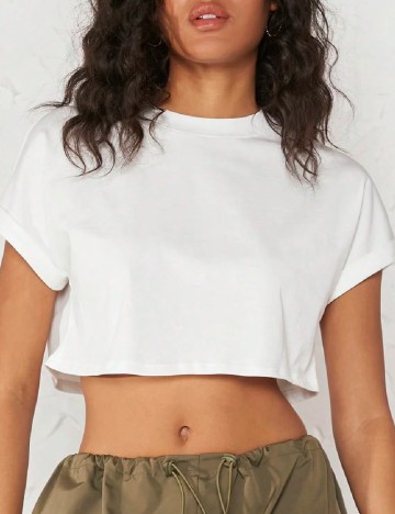 Top SHEIN, alb
