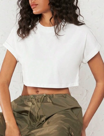Top SHEIN, alb