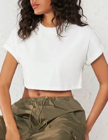 Top SHEIN, alb