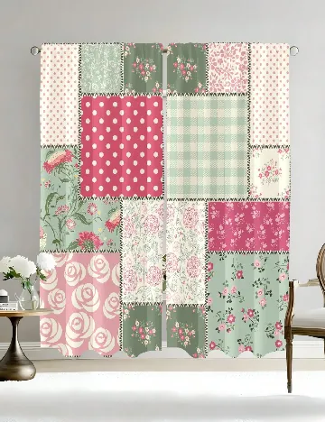 Set draperie 2 bucati SHEIN, mix culori