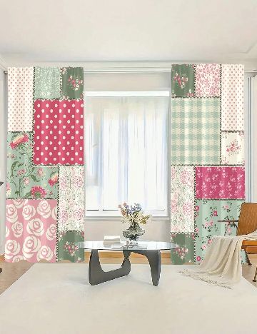 Set draperie 2 bucati SHEIN, mix culori