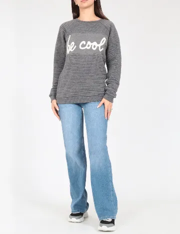 Bluza Oversize Tezenis, gri inchis