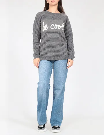 Bluza Oversize Tezenis, gri inchis