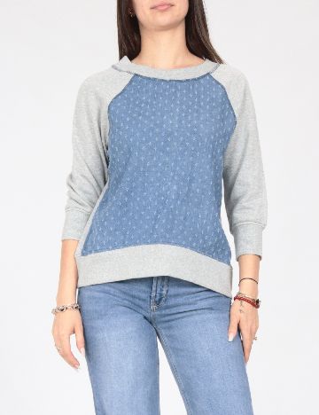 Bluza Tezenis, gri/albastru