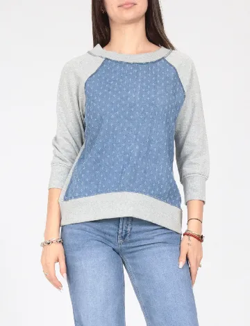 Bluza Tezenis, gri/albastru