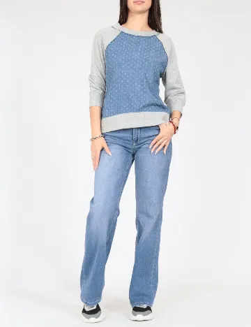 Bluza Tezenis, gri/albastru