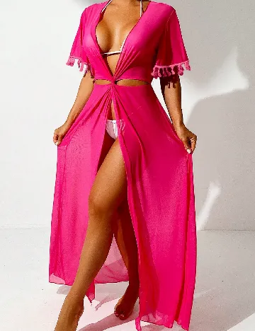 Rochie de plaja SHEIN, roz