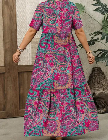 Rochie lunga SHEIN CURVE, mix culori