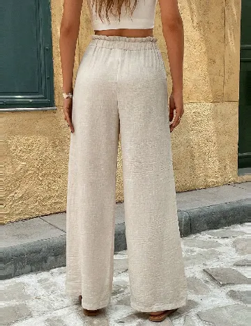 Pantaloni SHEIN, crem
