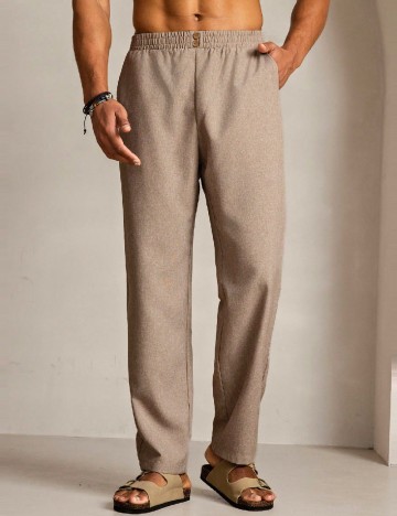 Pantaloni SHEIN, maro