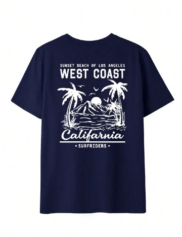 Tricou SHEIN, bleumarin