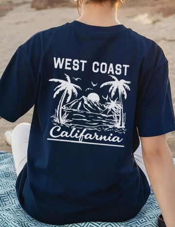 Tricou SHEIN, bleumarin