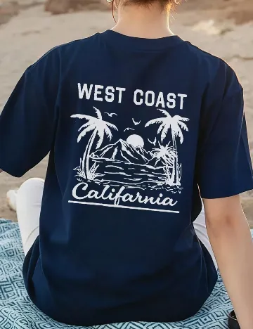 Tricou SHEIN, bleumarin