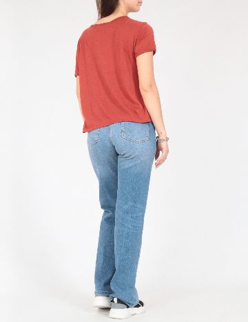 Tricou Pull&Bear, maro