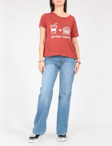Tricou Pull&Bear, maro