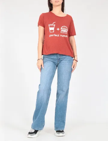Tricou Pull&Bear, maro