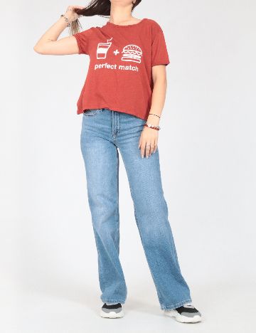 Tricou Pull&Bear, maro