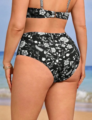 Chilot de  baie SHEIN CURVE, negru
