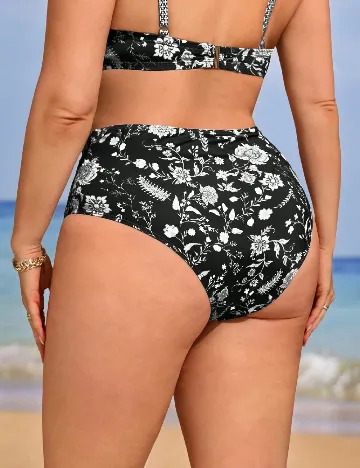 Chilot de  baie SHEIN CURVE, negru