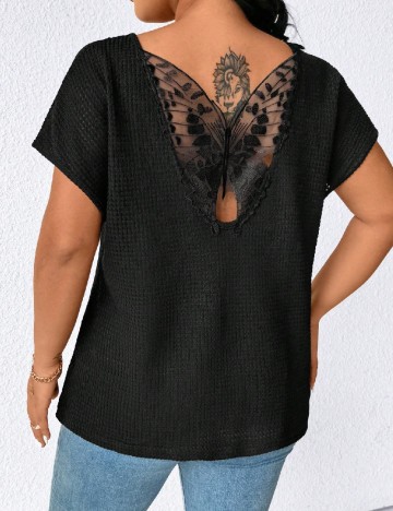 Bluza SHEIN CURVE, negru
