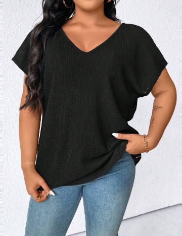 Bluza SHEIN CURVE, negru