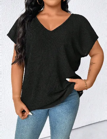 Bluza SHEIN CURVE, negru