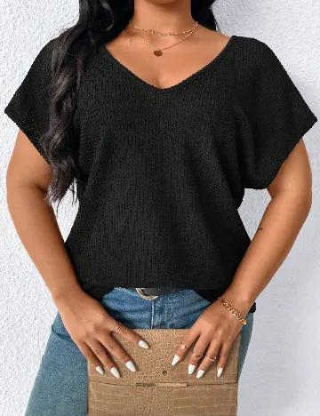 Bluza SHEIN CURVE, negru