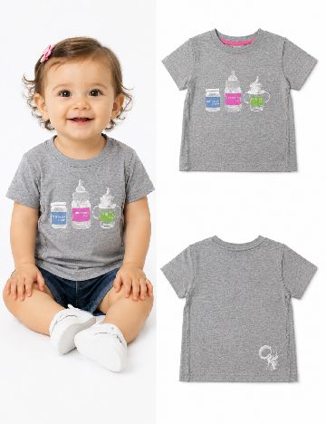 Tricou Zara, gri
