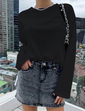Bluza Dazy, negru