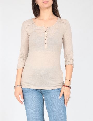 Bluza Pull&Bear, bej