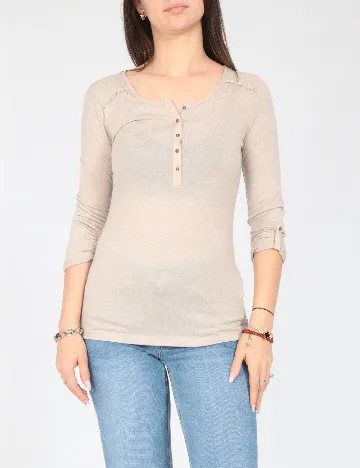 Bluza Pull&Bear, bej