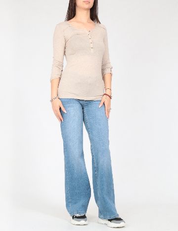 Bluza Pull&Bear, bej