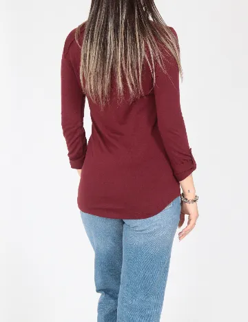 Bluza Pull&Bear, visiniu