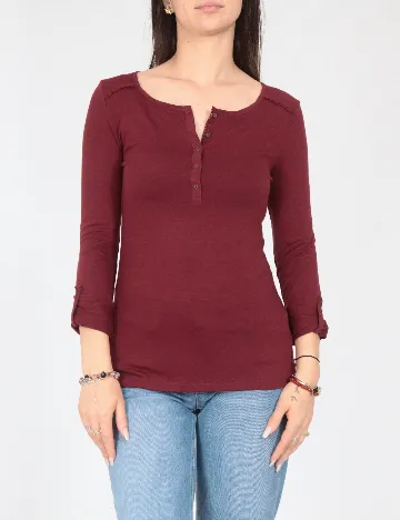 Bluza Pull&Bear, visiniu