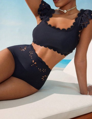 Costum de baie SHEIN, negru