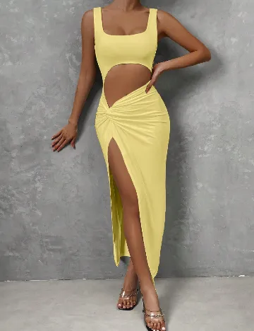 Rochie lunga SHEIN, galben