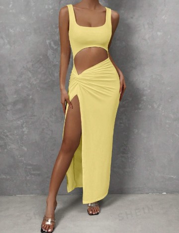Rochie lunga SHEIN, galben