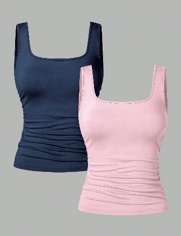 Set Maiouri 2 bucati Shein Kids, roz/bleumarin