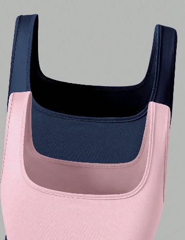 Set Maiouri 2 bucati Shein Kids, roz/bleumarin