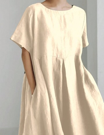 Rochie medie SHEIN, crem