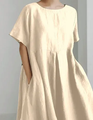 Rochie medie SHEIN, crem