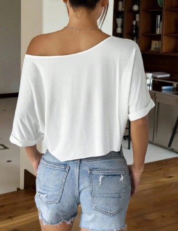 Top SHEIN, alb
