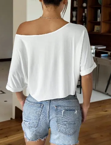 Top SHEIN, alb