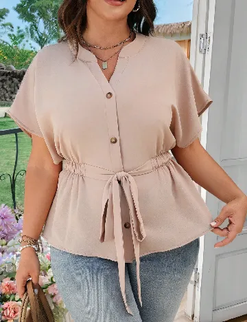 Bluza SHEIN CURVE, crem
